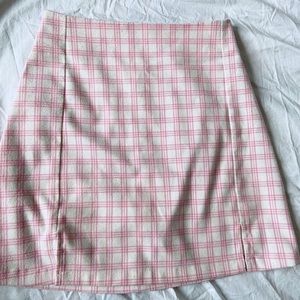 brandy melville cara skirt in pink